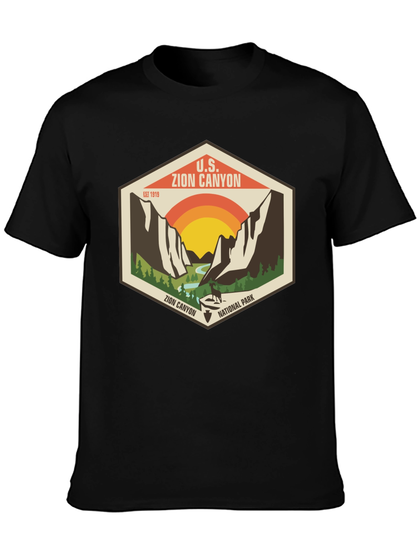 Zion Canyon National Park Graphic Tee