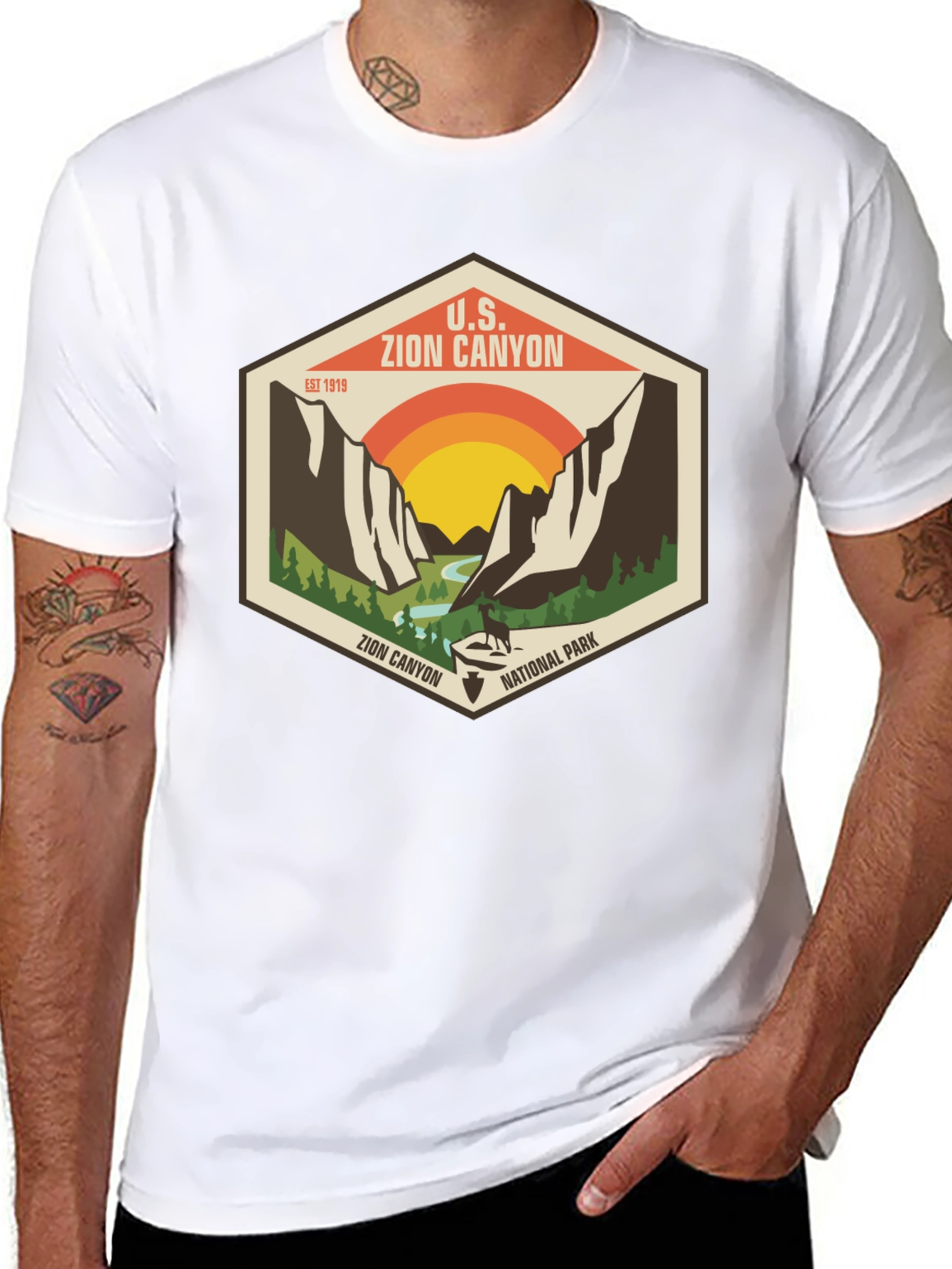 Zion Canyon National Park Graphic Tee