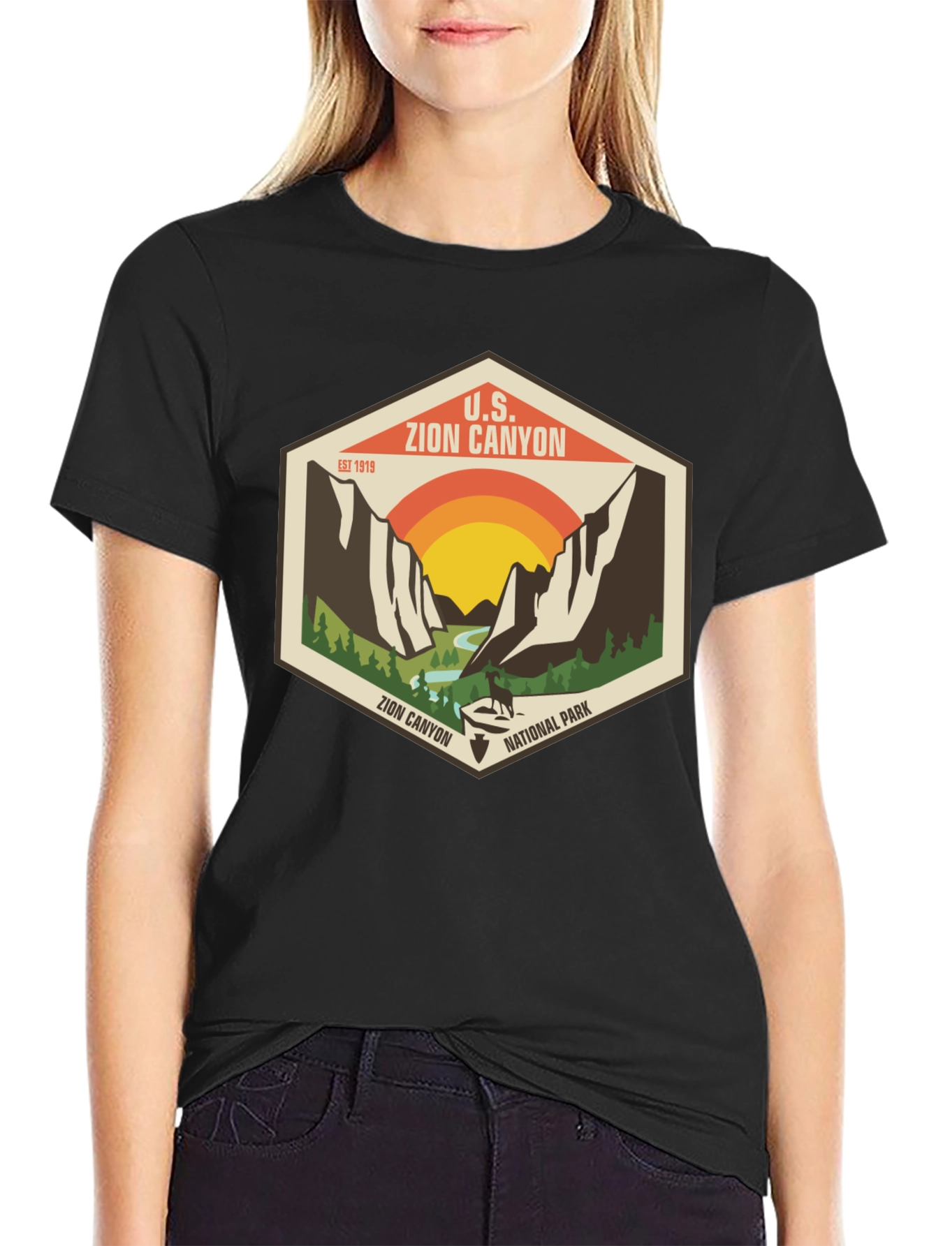 Zion Canyon National Park Graphic Tee