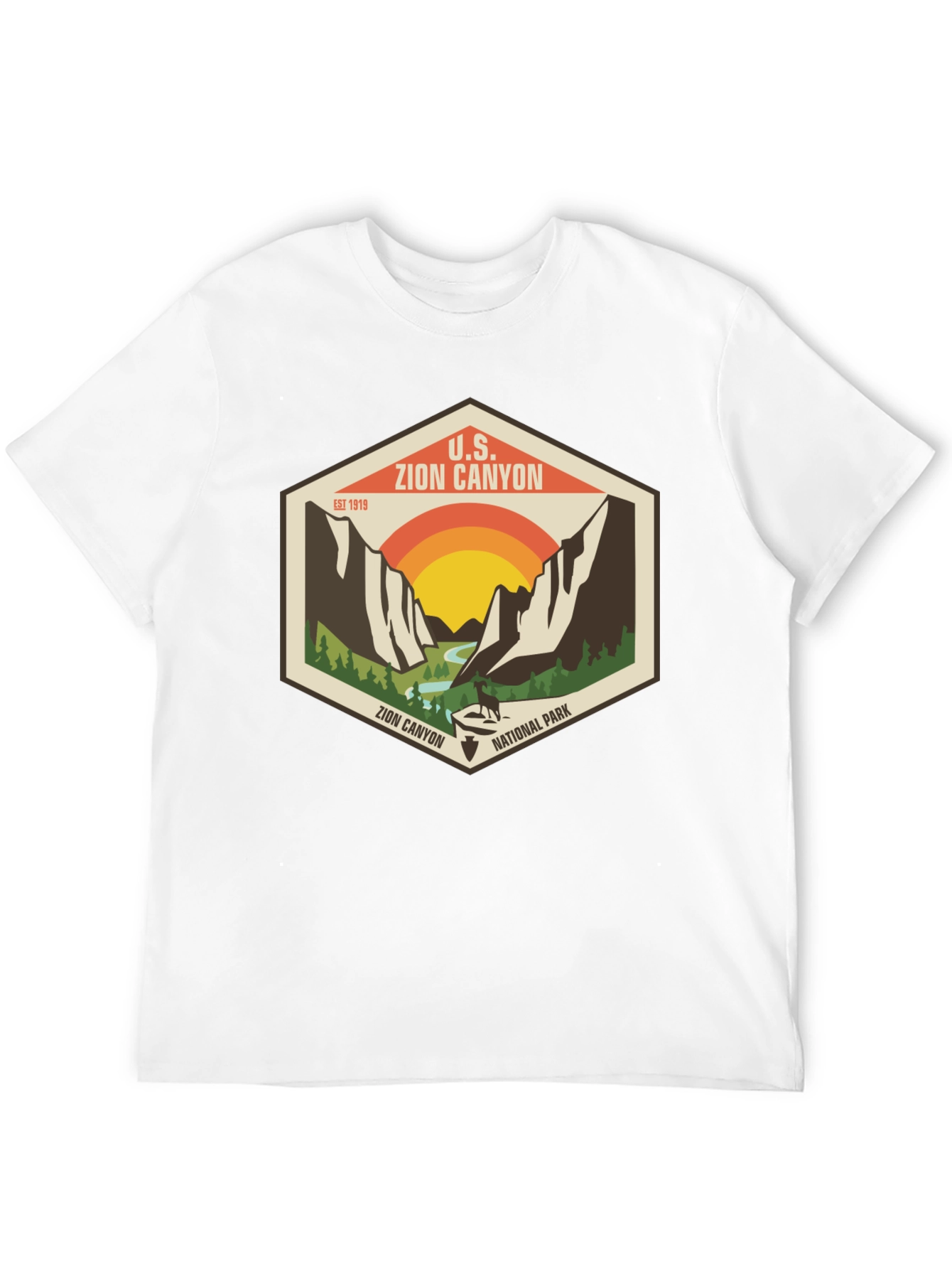 Zion Canyon National Park Graphic Tee