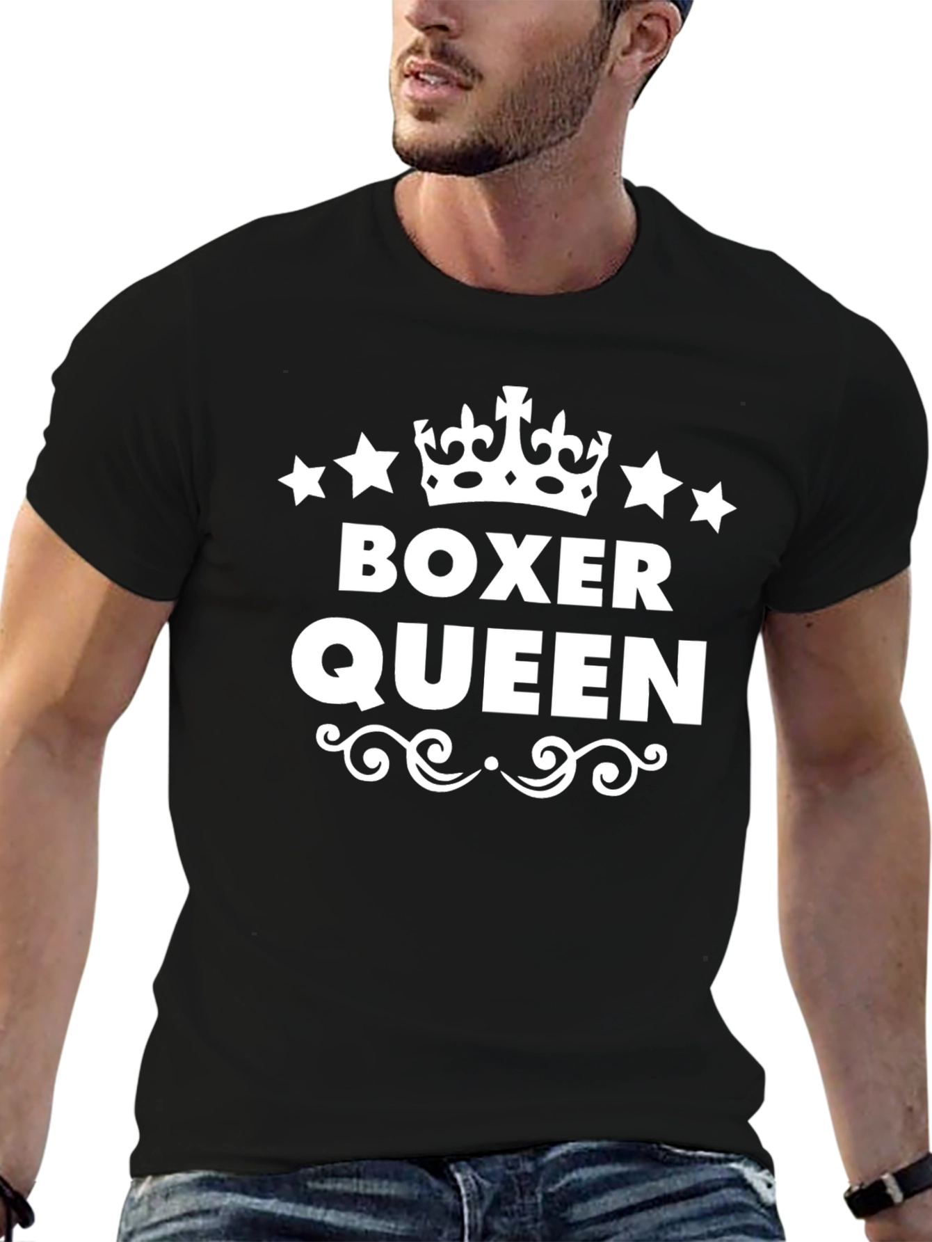 Boxer Queen Graphic Tee -  Stylish Unisex T-Shirt