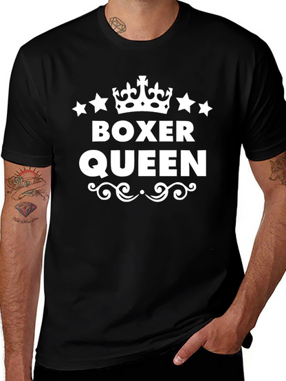 Boxer Queen Graphic Tee -  Stylish Unisex T-Shirt