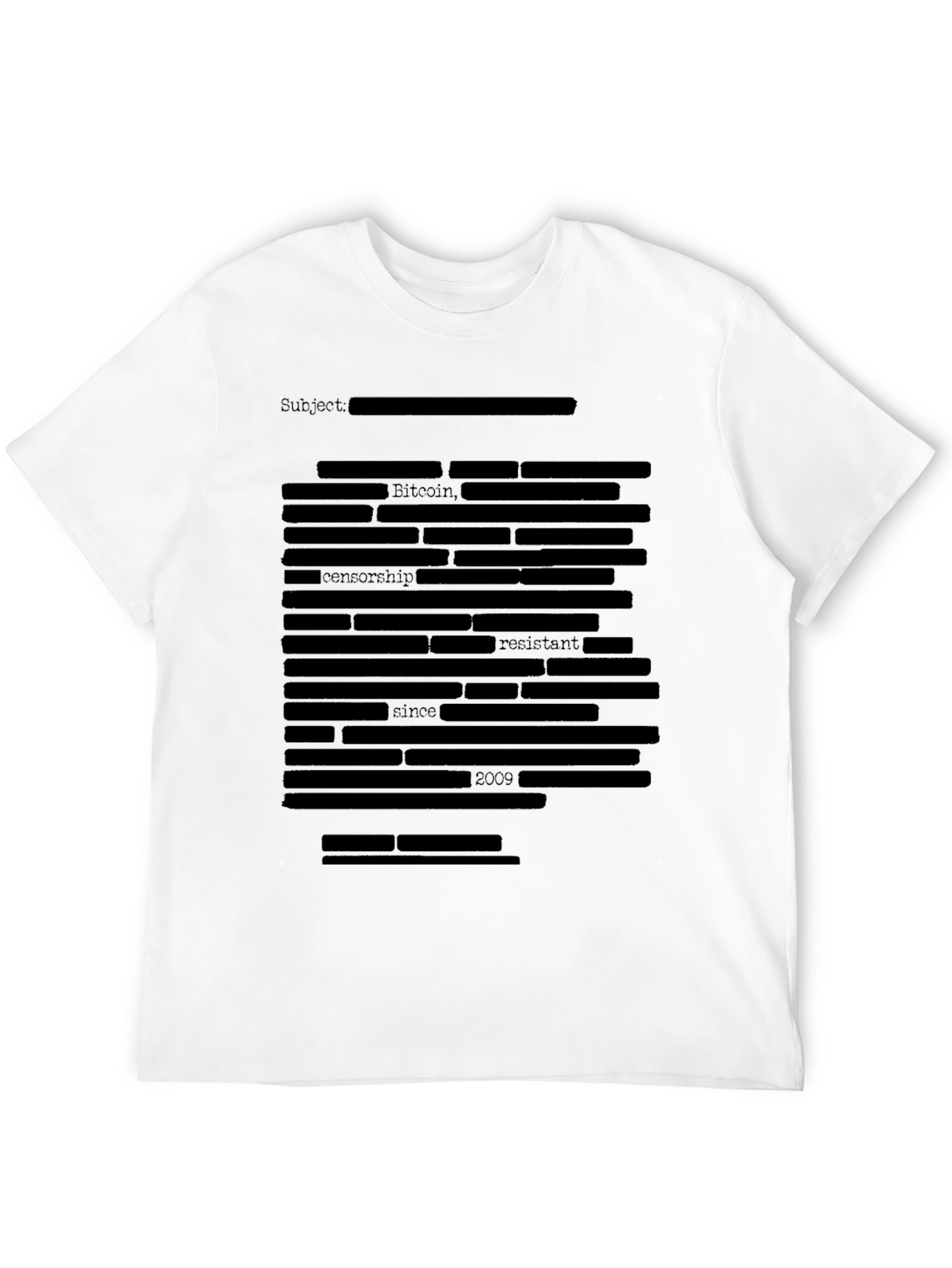 Bitcoin Censorship Resistant T-Shirt