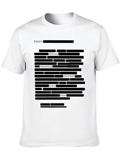 Bitcoin Censorship Resistant T-Shirt