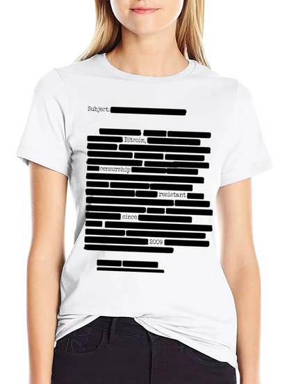 Bitcoin Censorship Resistant T-Shirt