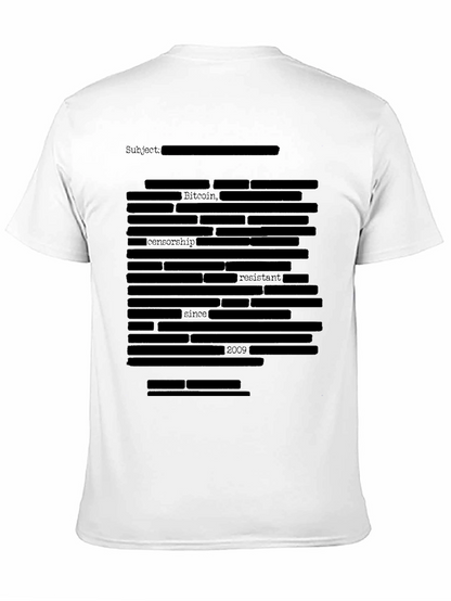 Bitcoin Censorship Resistant T-Shirt