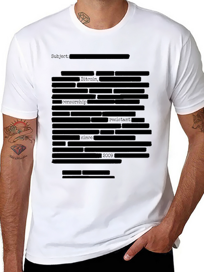 Bitcoin Censorship Resistant T-Shirt