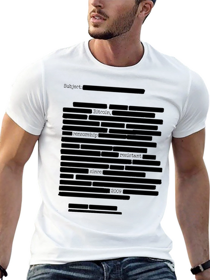 Bitcoin Censorship Resistant T-Shirt