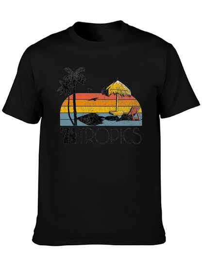 Retro 74 Tropics Beach Graphic Tee
