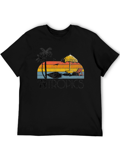 Retro 74 Tropics Beach Graphic Tee