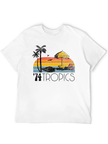 Retro 74 Tropics Beach Graphic Tee