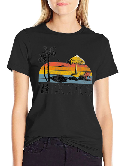 Retro 74 Tropics Beach Graphic Tee