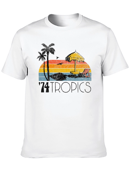 Retro 74 Tropics Beach Graphic Tee