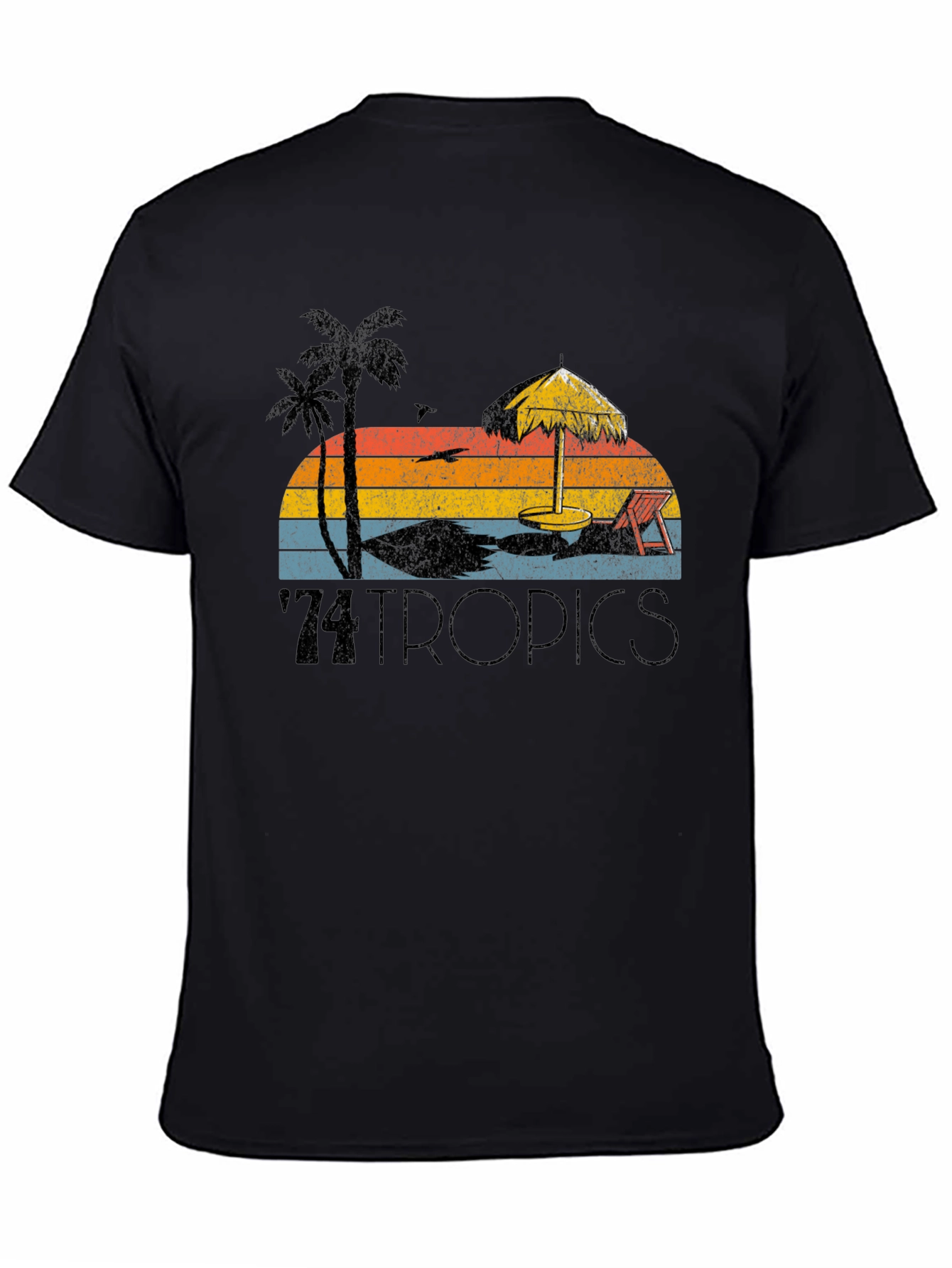 Retro 74 Tropics Beach Graphic Tee