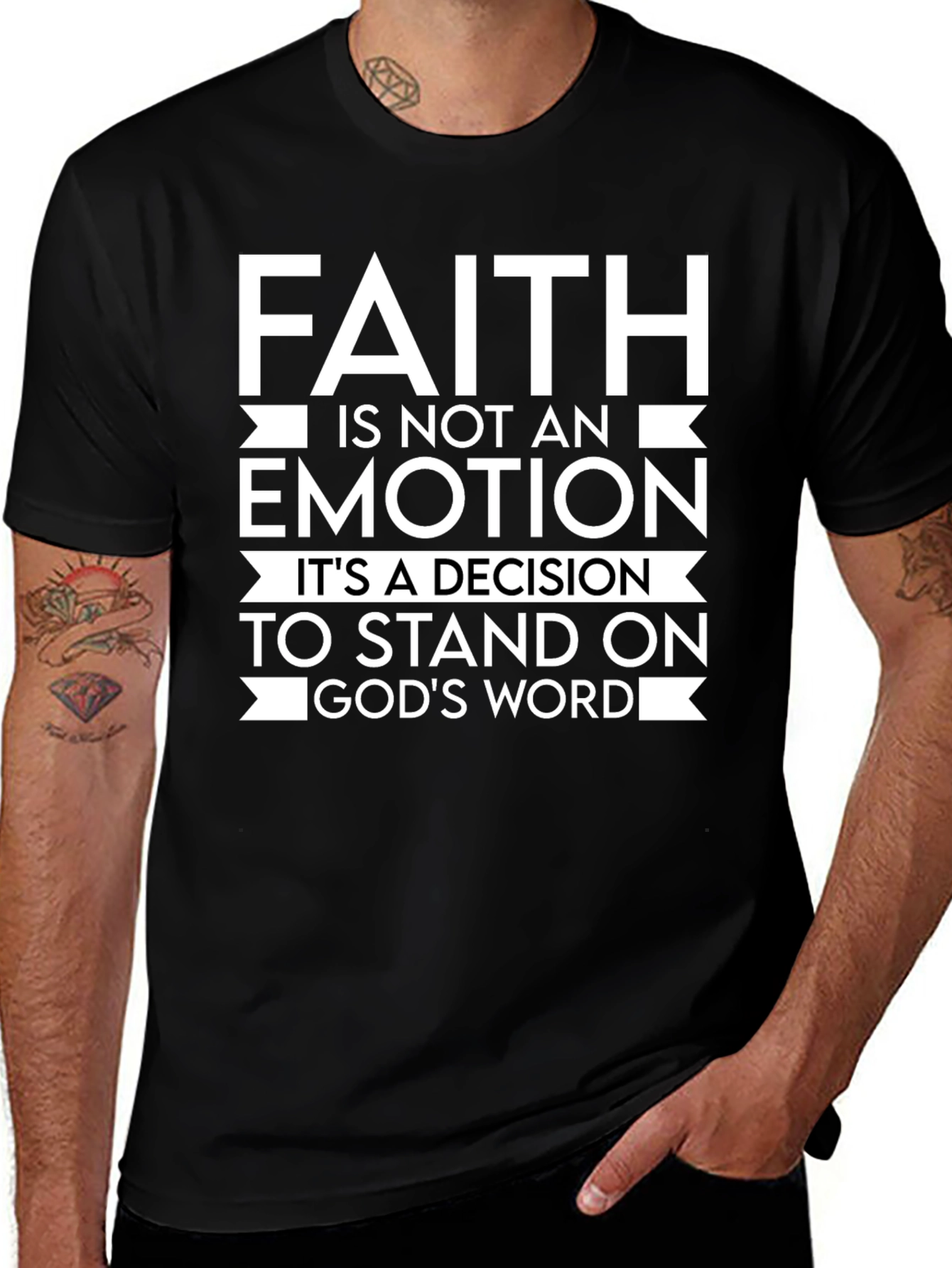 Faith Decision T-Shirt: Gods Word Design