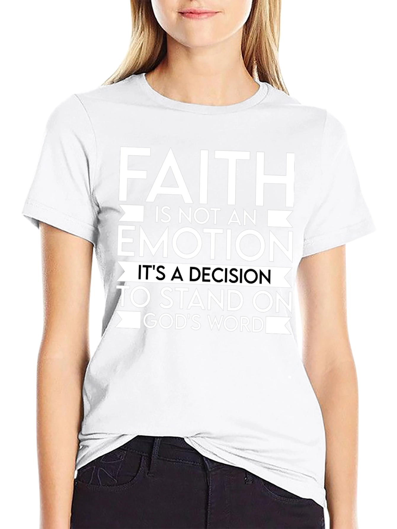 Faith Decision T-Shirt: Gods Word Design