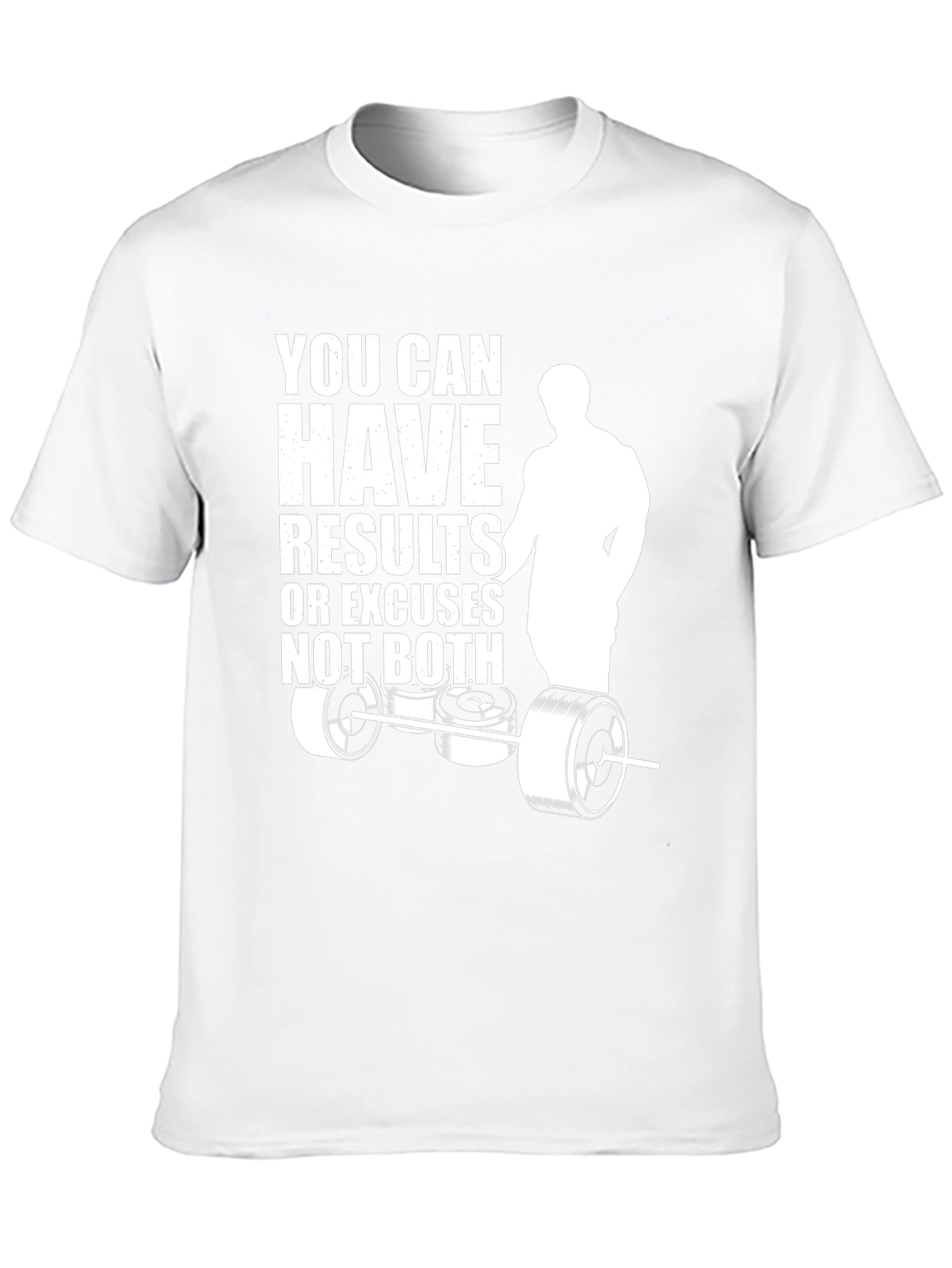 Motivational Gym T-Shirt: Results or Excuses