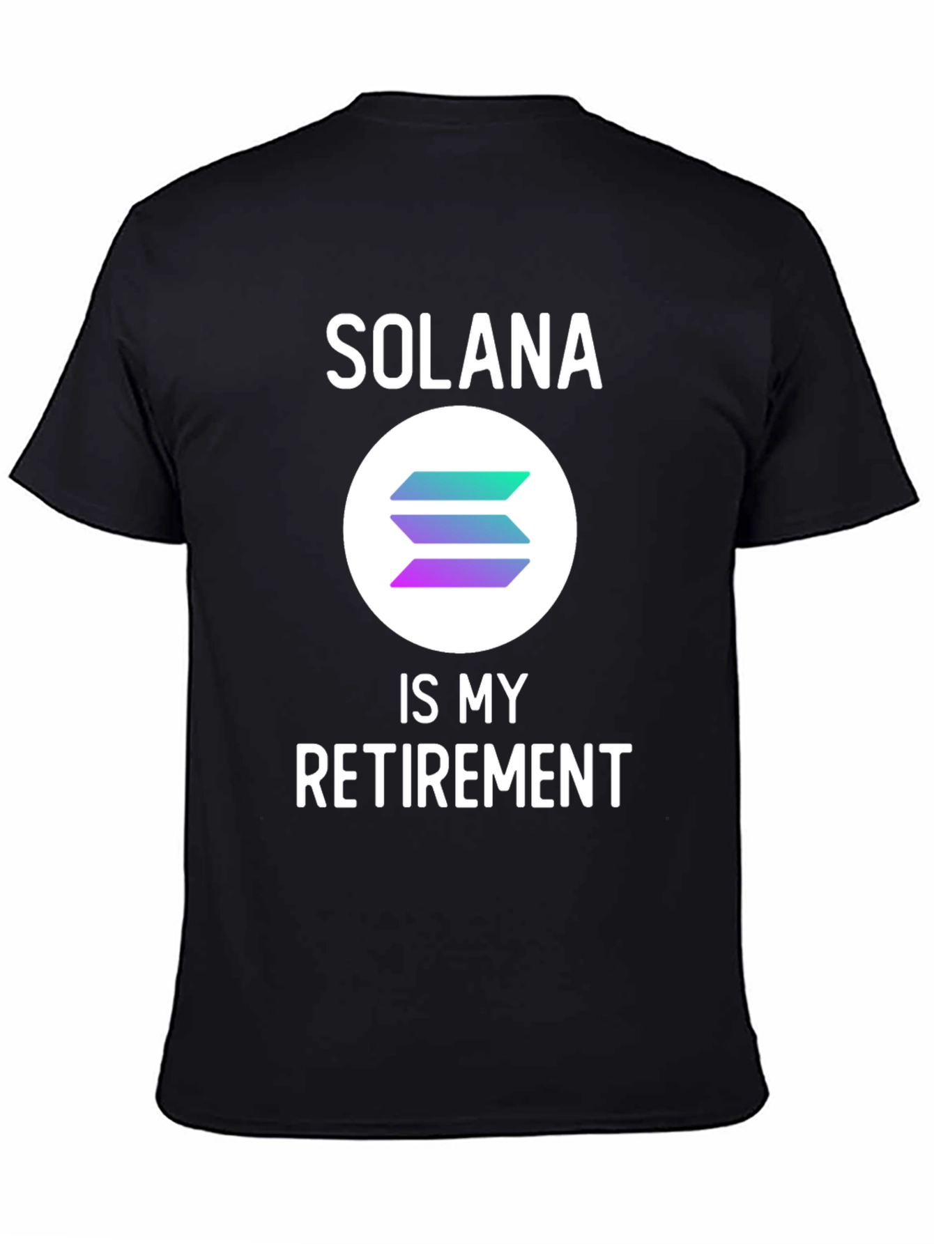 Solana Crypto T-Shirt - Retirement Plan Tee