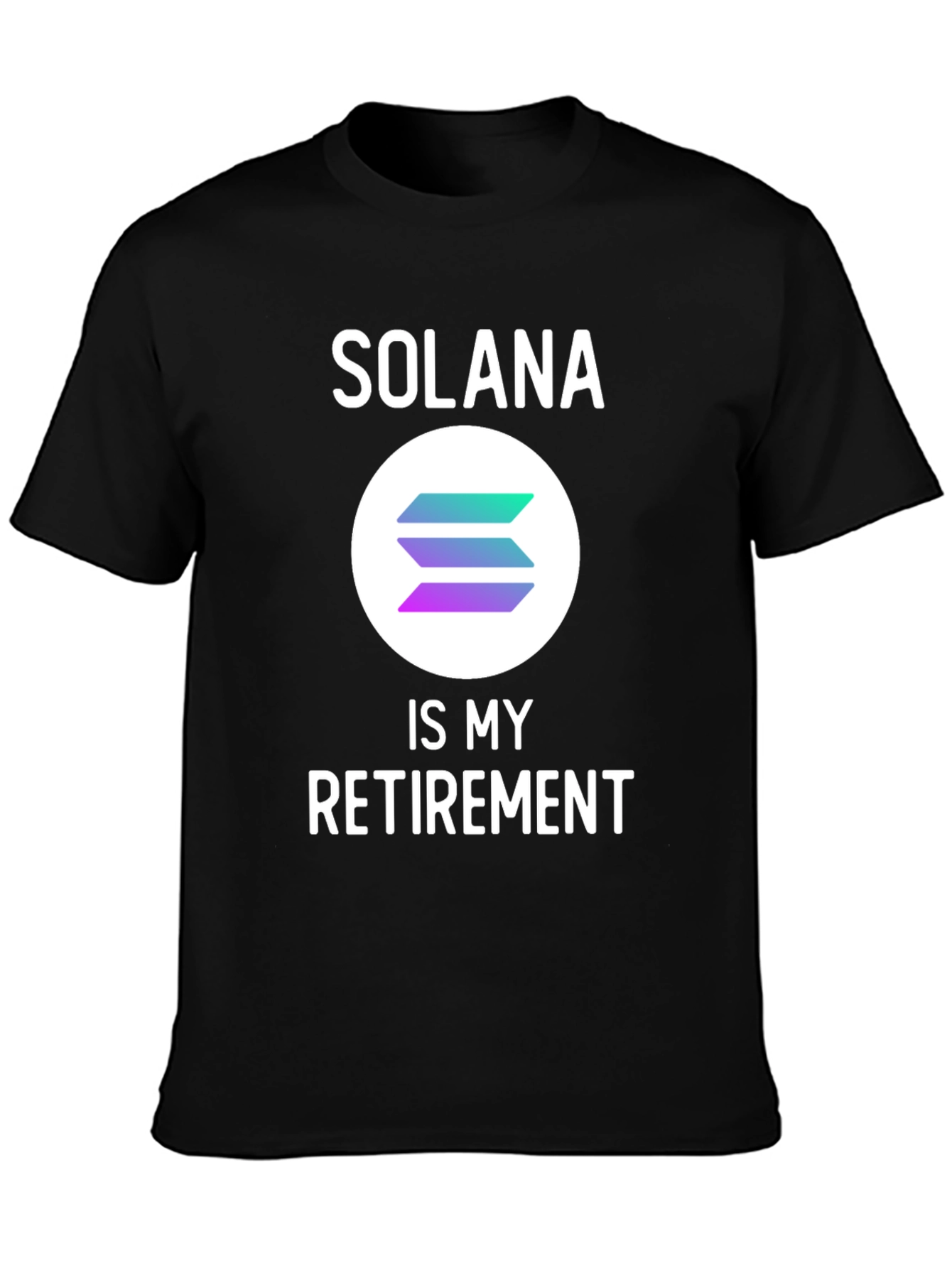 Solana Crypto T-Shirt - Retirement Plan Tee