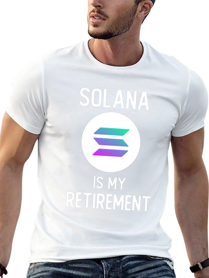 Solana Crypto T-Shirt - Retirement Plan Tee