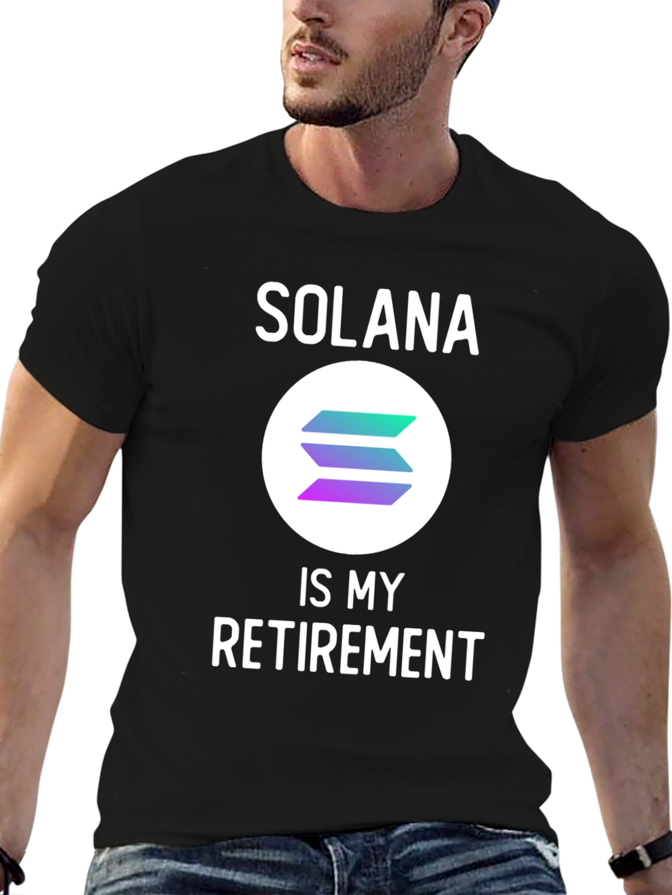 Solana Crypto T-Shirt - Retirement Plan Tee