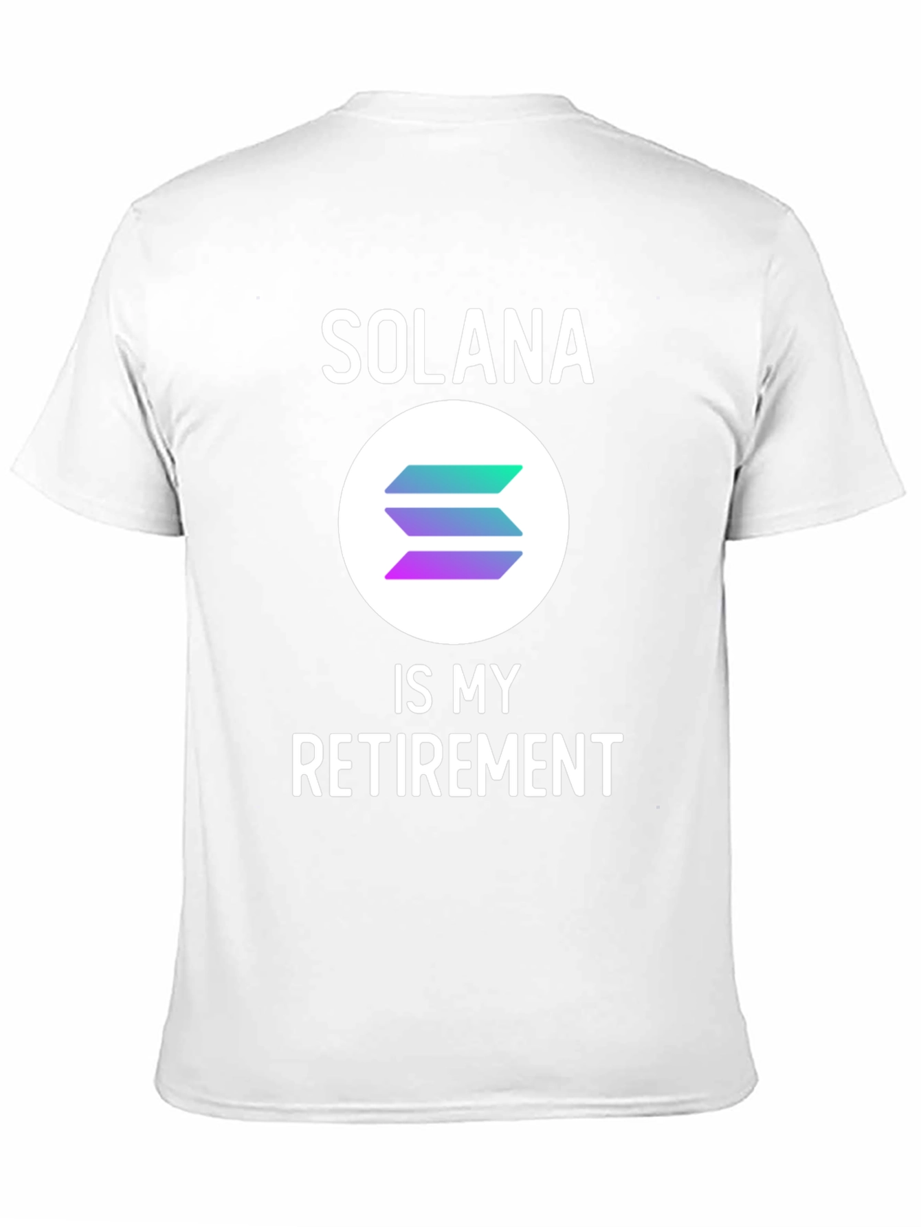 Solana Crypto T-Shirt - Retirement Plan Tee