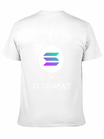 Solana Crypto T-Shirt - Retirement Plan Tee