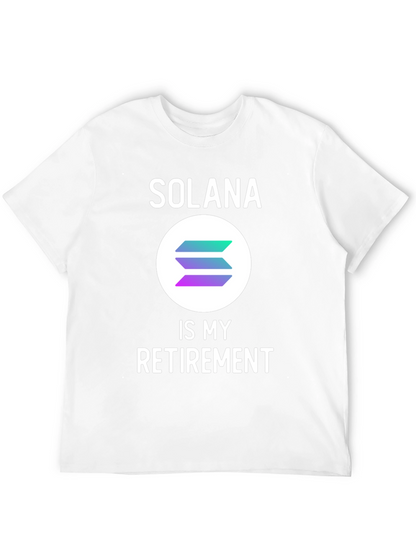 Solana Crypto T-Shirt - Retirement Plan Tee