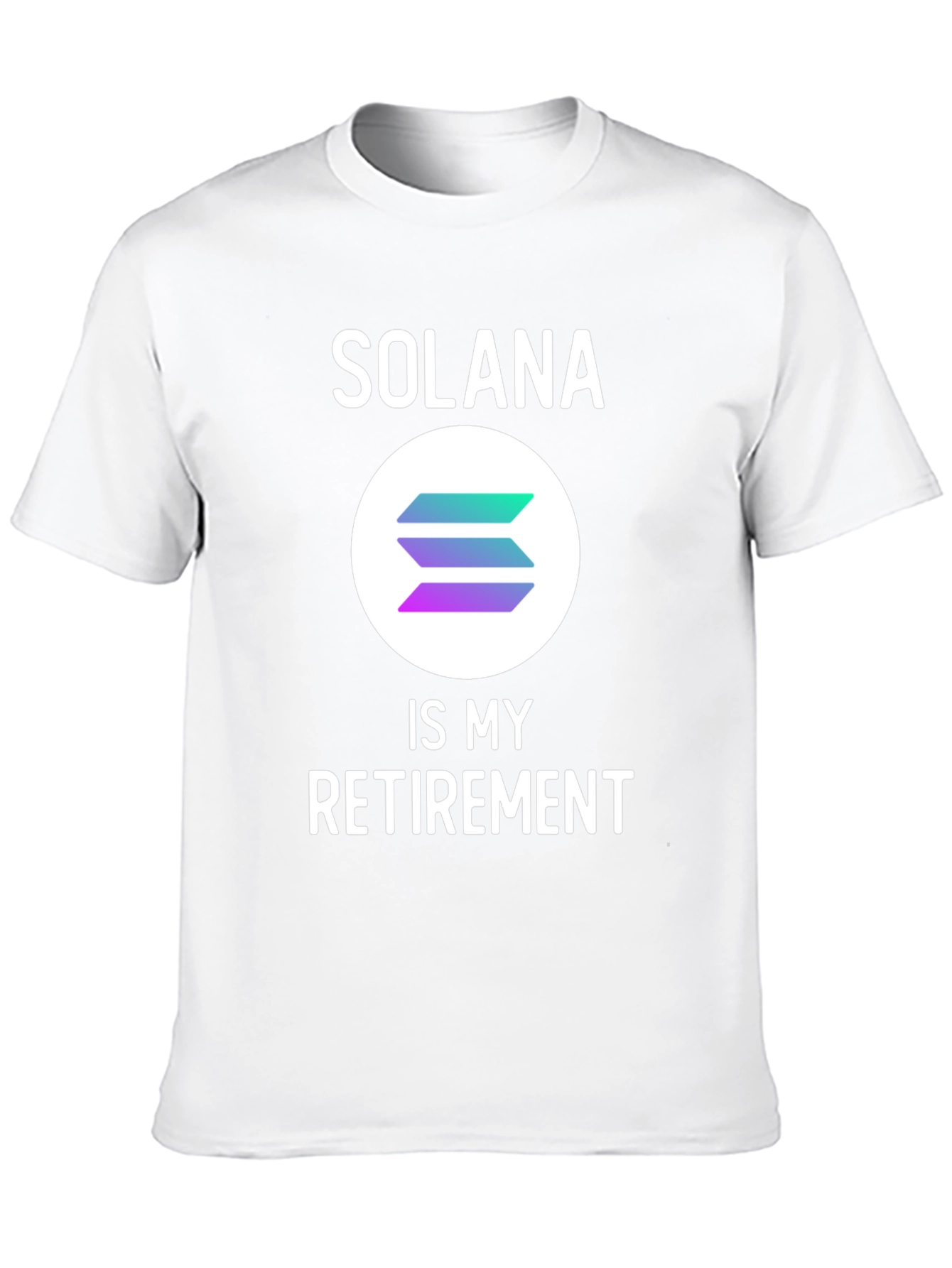 Solana Crypto T-Shirt - Retirement Plan Tee