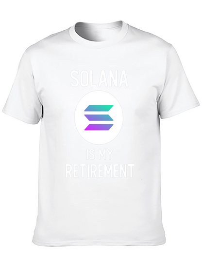 Solana Crypto T-Shirt - Retirement Plan Tee