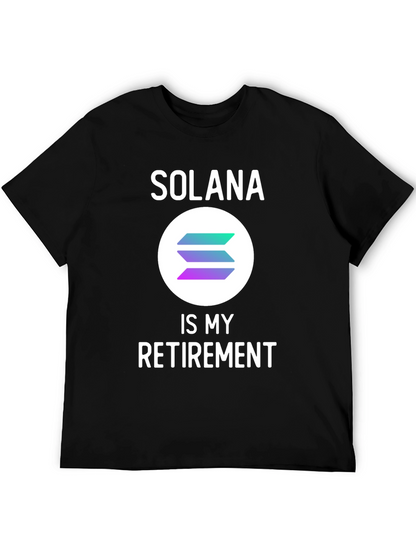 Solana Crypto T-Shirt - Retirement Plan Tee
