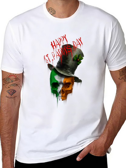 St. Patricks Day Skull T-Shirt