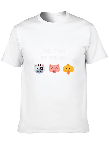 Vegan T-Shirt - I Dont Eat My Friends