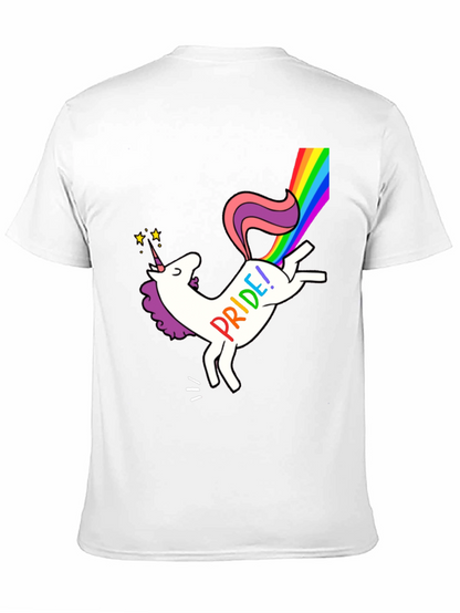 Pride Unicorn Graphic Tee - Black