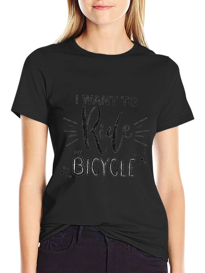 Ride Bicycle Black T-Shirt