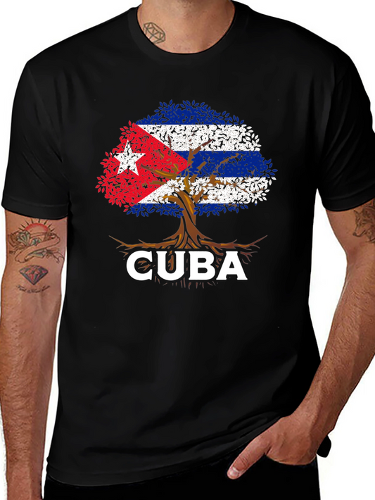 Cuba Flag Tree T-Shirt - Island Pride