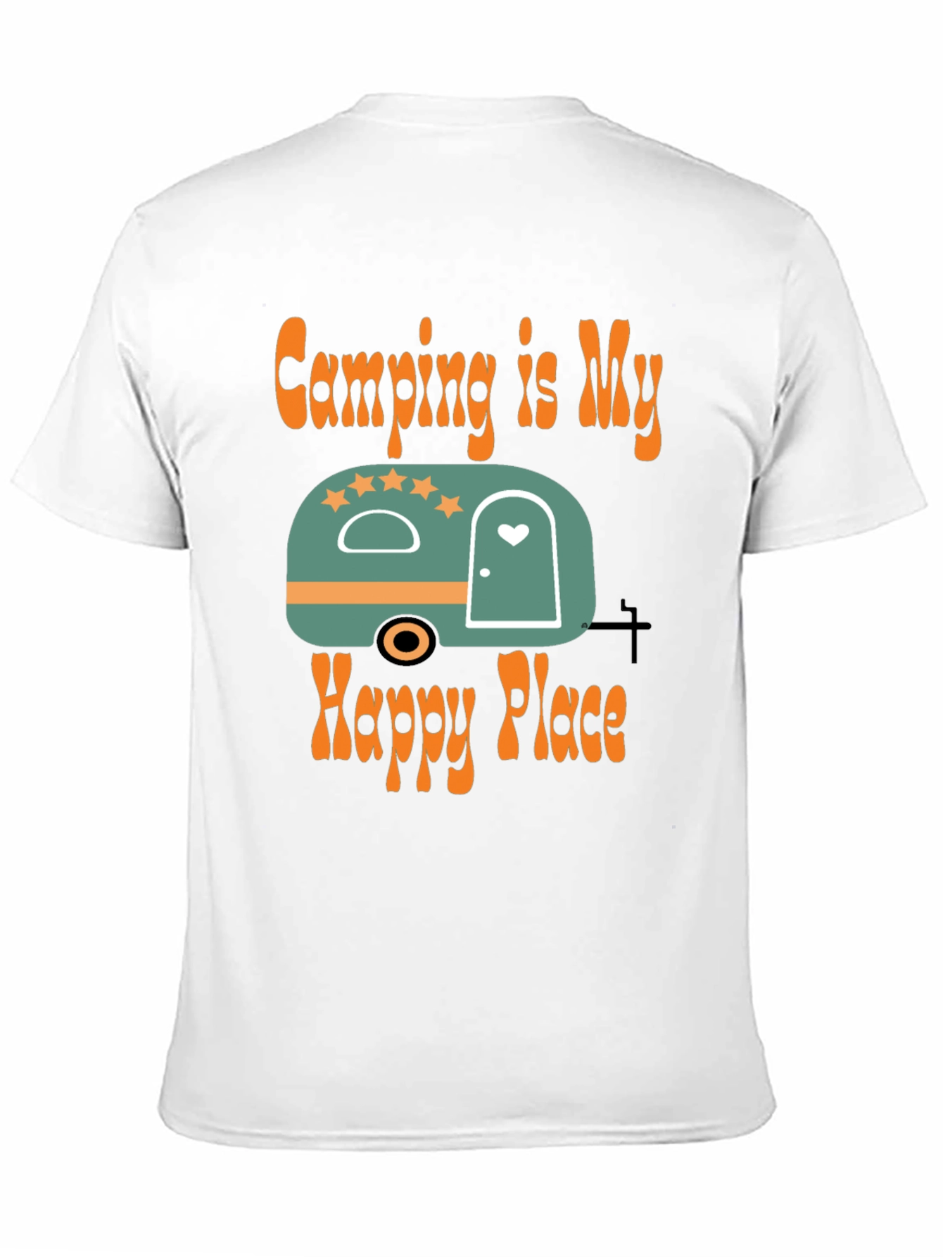 Camping Is My Happy Place Graphic Tee