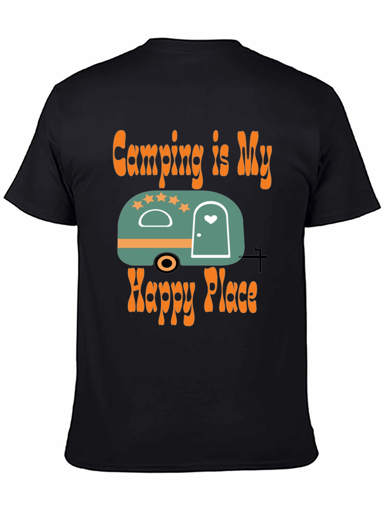 Camping Is My Happy Place Graphic Tee