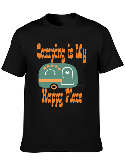Camping Is My Happy Place Graphic Tee
