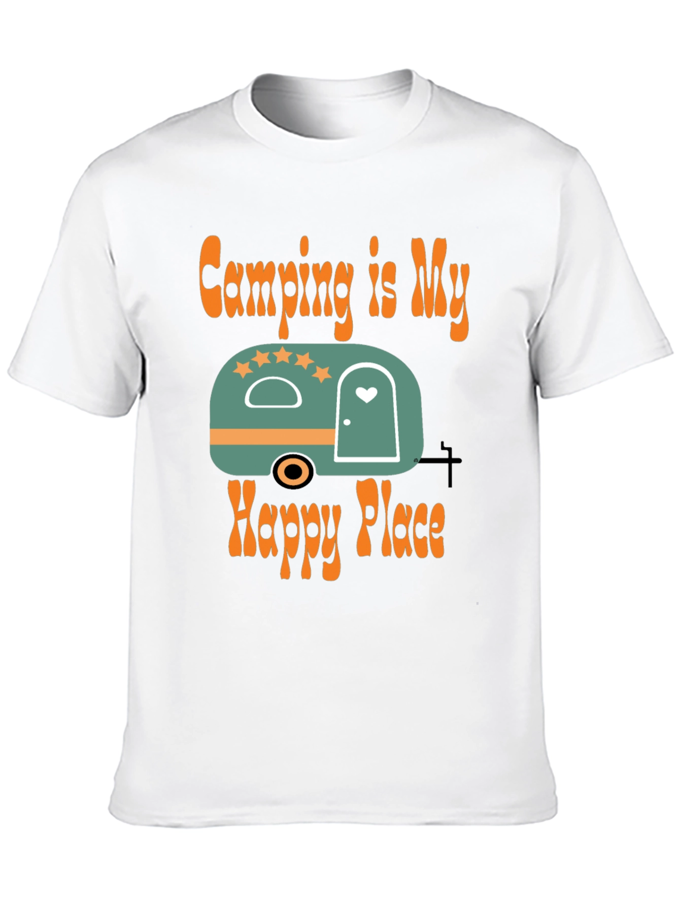 Camping Is My Happy Place Graphic Tee
