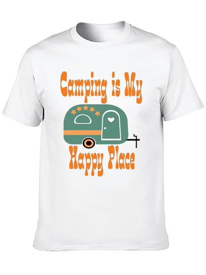 Camping Is My Happy Place Graphic Tee