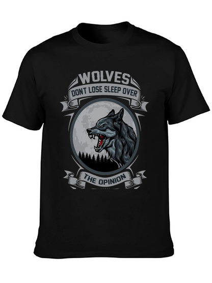 Wolves Dont Lose Sleep Over The Opinion T-Shirt