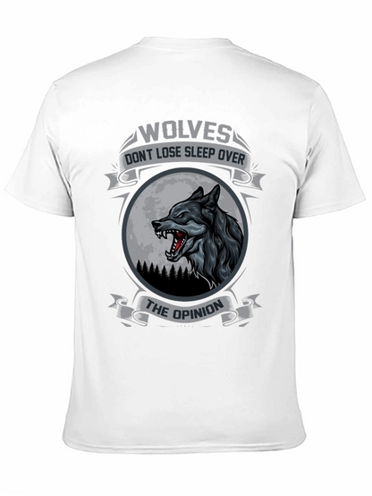Wolves Dont Lose Sleep Over The Opinion T-Shirt
