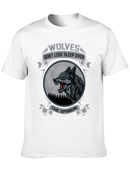 Wolves Dont Lose Sleep Over The Opinion T-Shirt