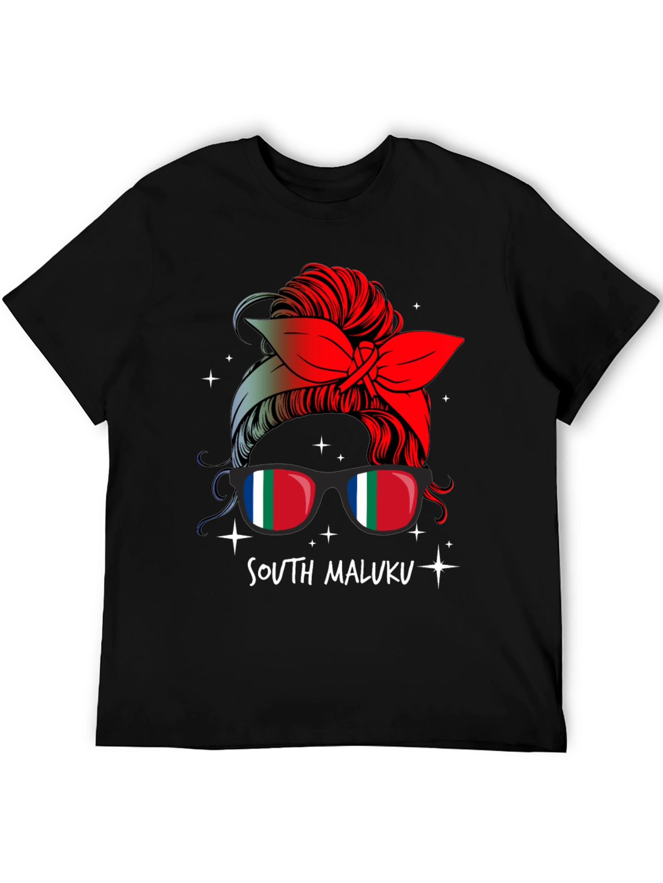 South Maluku Messy Bun T-Shirt