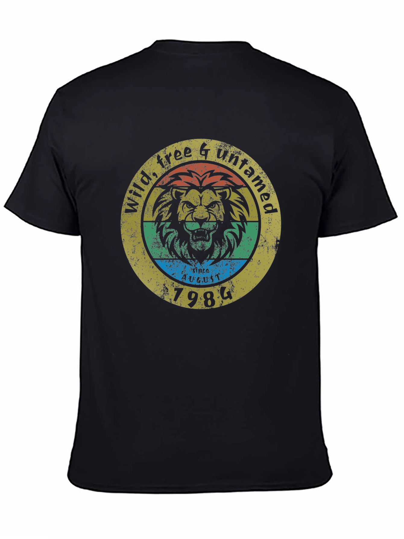 Wild Free & Untamed Lion Graphic Tee - 1984