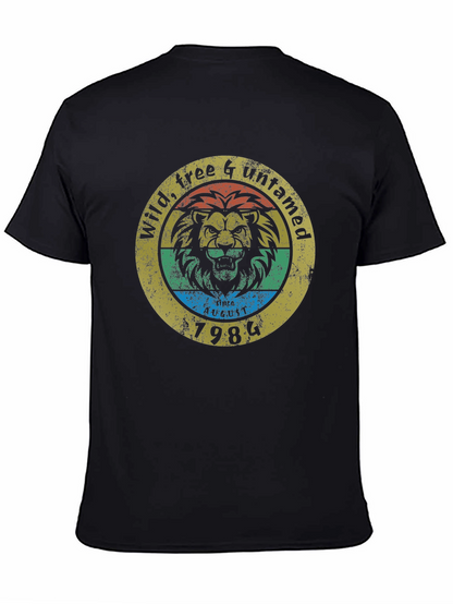 Wild Free & Untamed Lion Graphic Tee - 1984