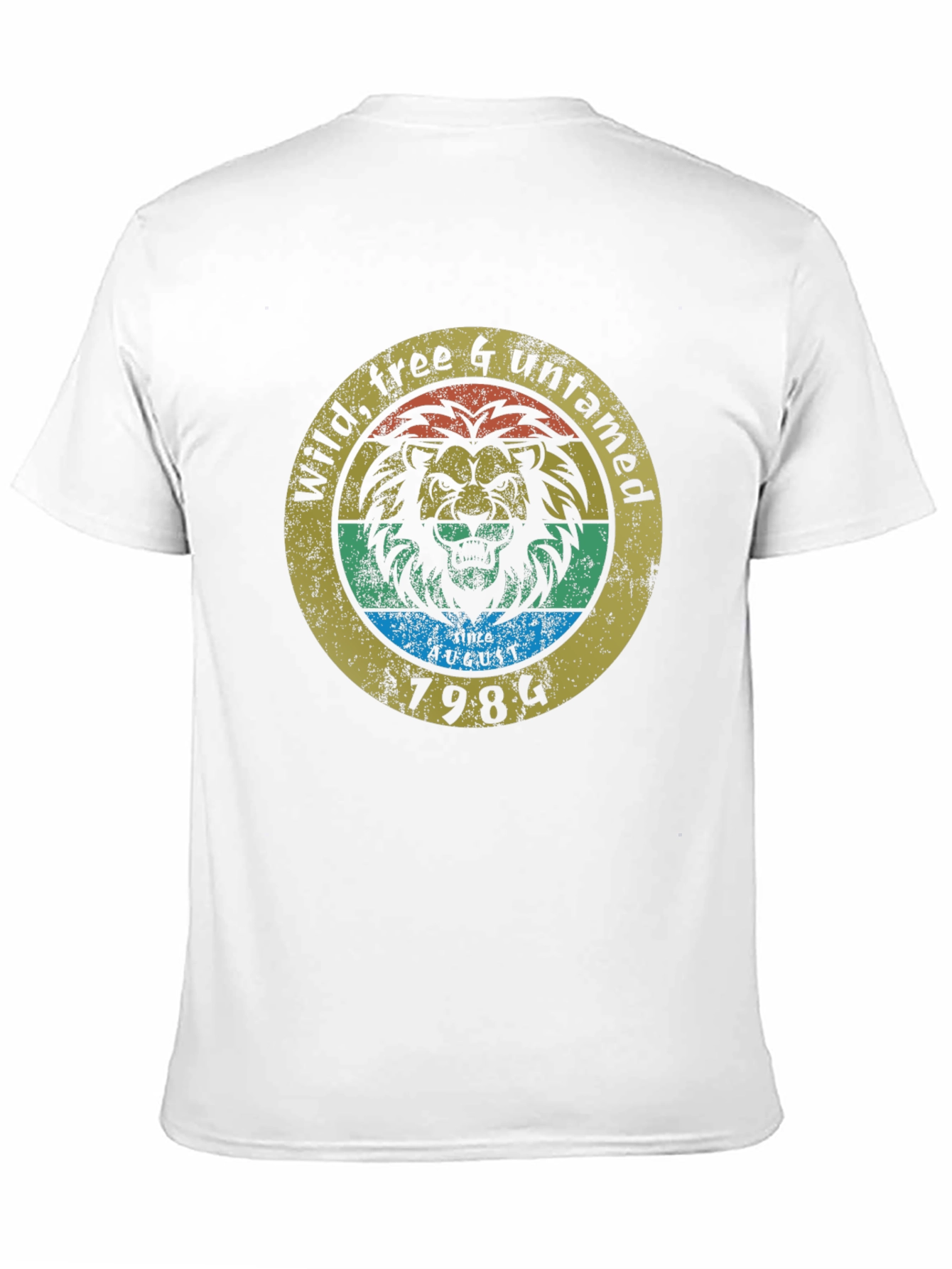 Wild Free & Untamed Lion Graphic Tee - 1984