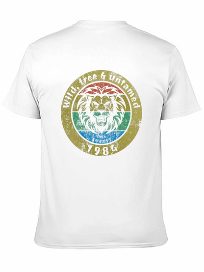 Wild Free & Untamed Lion Graphic Tee - 1984