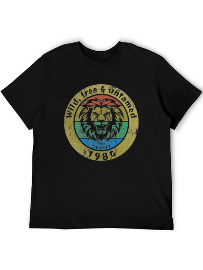 Wild Free & Untamed Lion Graphic Tee - 1984